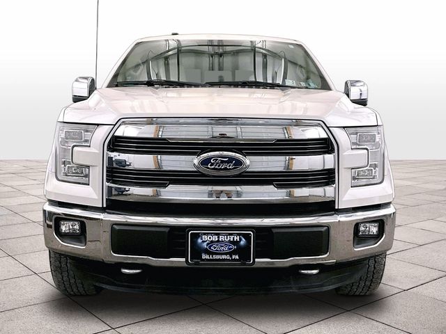 2015 Ford F-150 Lariat White at Phil Fitts Ford
