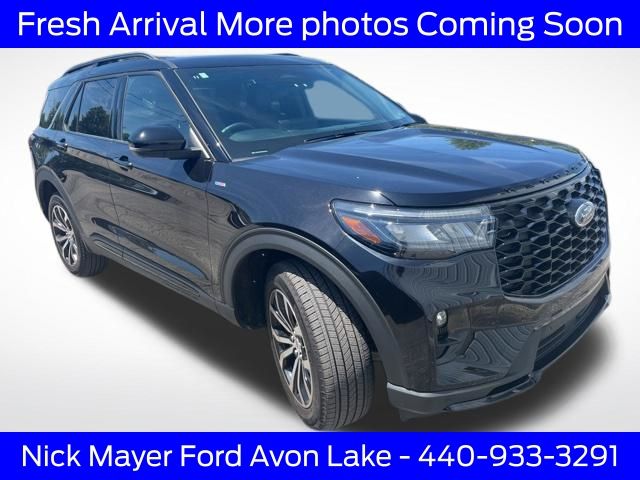 Black Metallic 2025 Ford Explorer ST-Line AWD SUV / Crossover All-Wheel Drive Automatic