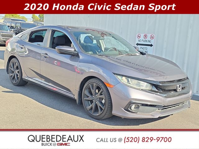 Lunar 2020 Honda Civic Sedan Front-Wheel Drive Continuously Variable Transmission