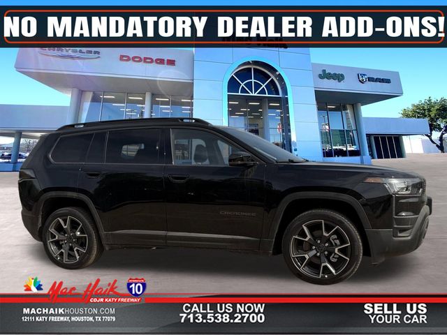 Diamond Black Crystal Pearlcoat 2026 Jeep Cherokee Overland 4WD SUV / Crossover Four-Wheel Drive Continuously Variable Transmission