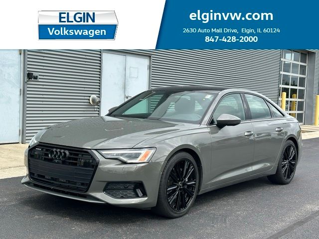 Chronos Gray Metallic 2023 Audi A6 quattro Premium Plus 45 TFSI Sedan All-Wheel Drive 7-Speed Automatic