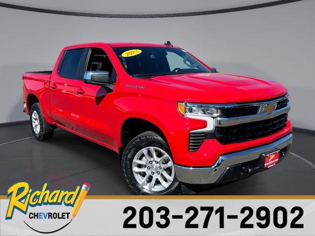 Red Hot 2023 Chevrolet Silverado 1500 Pickup Truck Four-Wheel Drive 8-Speed Automatic