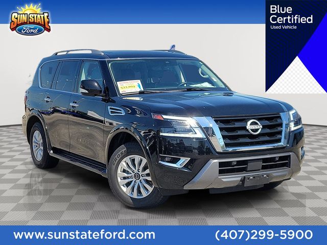 Super Black 2024 Nissan Armada SUV / Crossover Four-Wheel Drive 7-Speed Automatic