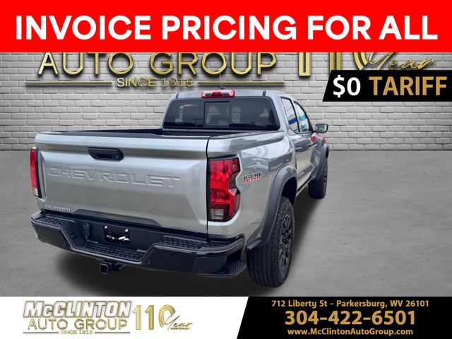 2025 Sterling Gray Metallic Chevrolet Colorado Trail Boss 4X4 Truck