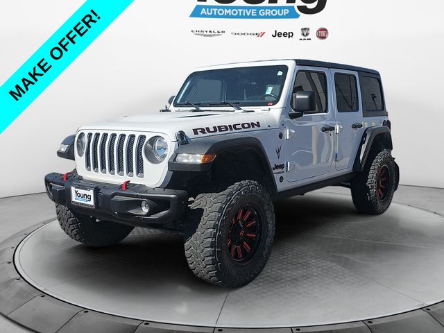 Bright White Clearcoat 2021 Jeep Wrangler SUV / Crossover Four-Wheel Drive 6-Speed Manual