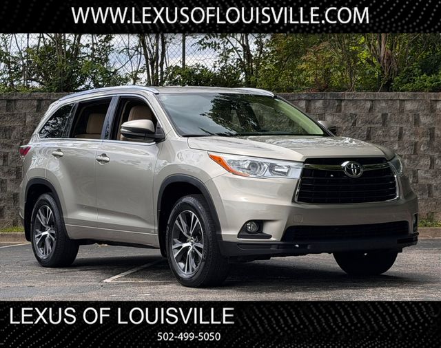  2016 Toyota Highlander XLE AWD   