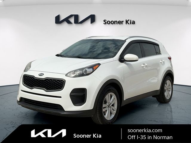 Clear White 2018 Kia Sportage LX SUV / Crossover Front-Wheel Drive 6-Speed Automatic Overdrive