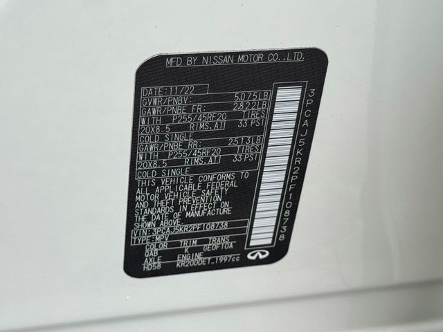 Used 2023 Infiniti QX55 SUV