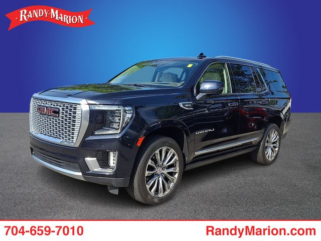 Midnight Blue Metallic 2021 GMC Yukon SUV / Crossover Four-Wheel Drive