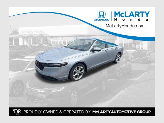 Solar Silver Metallic 2025 Honda Accord LX FWD Sedan Front-Wheel Drive Continuously Variable Transmission