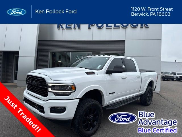 Bright White Clearcoat 2022 RAM 2500 Pickup Truck Four-Wheel Drive 8-Speed Automatic