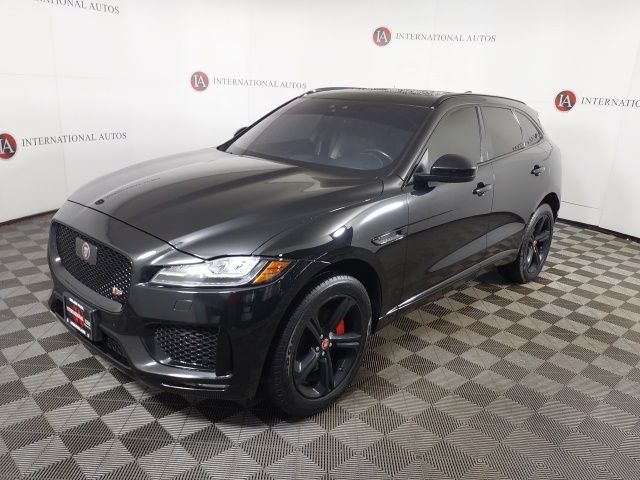 Black 2019 Jaguar F-PACE S AWD SUV / Crossover All-Wheel Drive 8-Speed Automatic