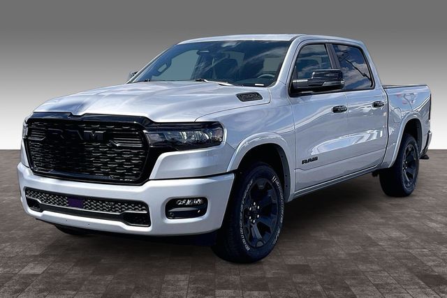 Silver 2026 RAM 1500 Pickup Truck Four-Wheel Drive 8-Speed Automatic