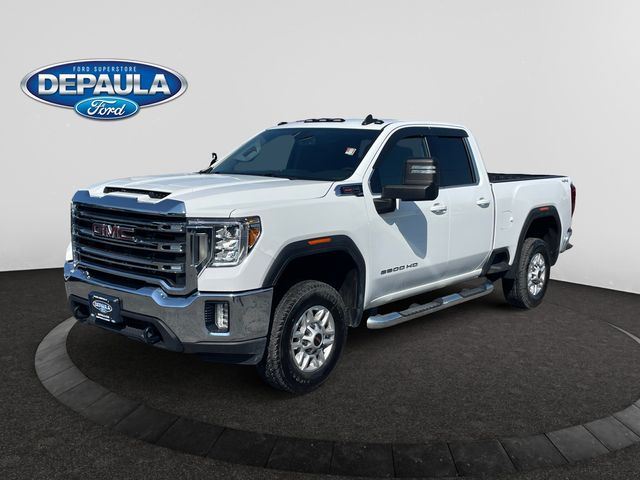 Summit White 2022 GMC Sierra 2500HD Pickup Truck Four-Wheel Drive 6-Speed Automatic