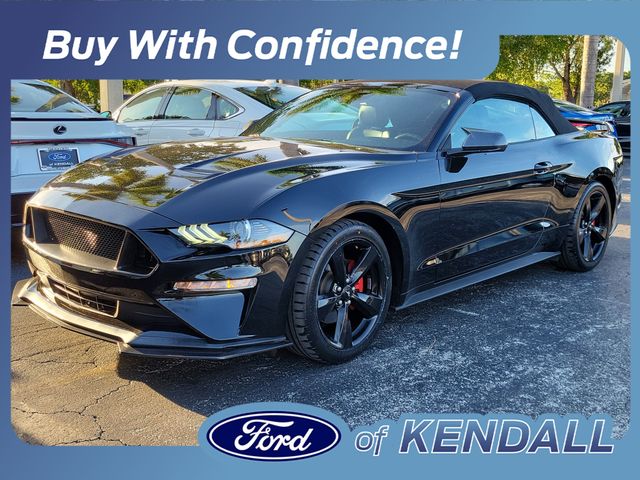 Shadow Black 2022 Ford Mustang Convertible Rear-Wheel Drive Automatic