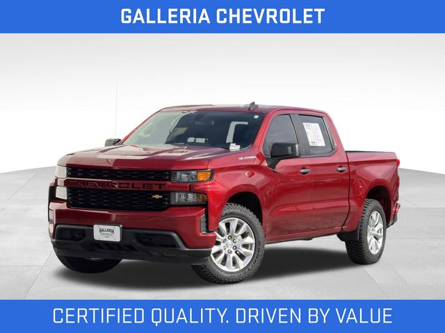 Cherry Red Tintcoat 2021 Chevrolet Silverado 1500 Custom Crew Cab RWD Pickup Truck 4X2 8-Speed Automatic