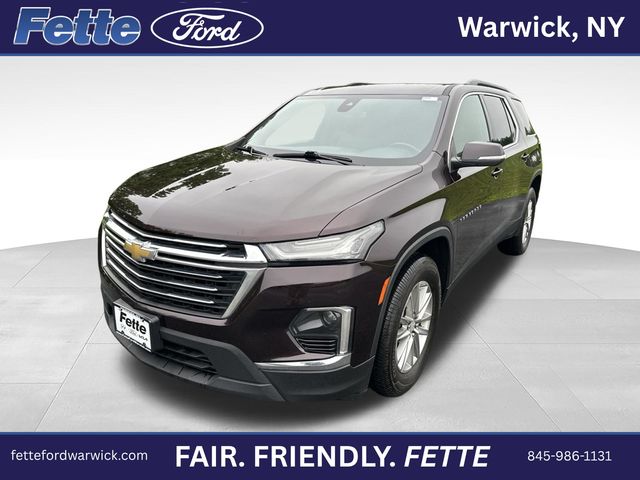 Black Cherry Metallic 2022 Chevrolet Traverse SUV / Crossover Four-Wheel Drive 9-Speed Automatic