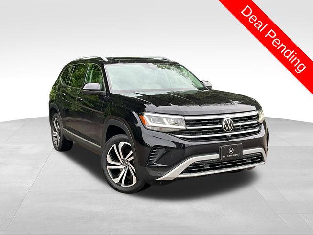 Deep Black 2021 Volkswagen Atlas SUV / Crossover All-Wheel Drive 8-Speed Automatic
