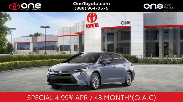 Celestite 2026 Toyota Corolla Hybrid Sedan Front-Wheel Drive Continuously Variable Transmission