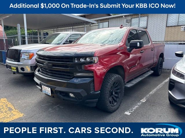Cherry Red Tintcoat 2021 Chevrolet Silverado 1500 Pickup Truck Four-Wheel Drive Automatic