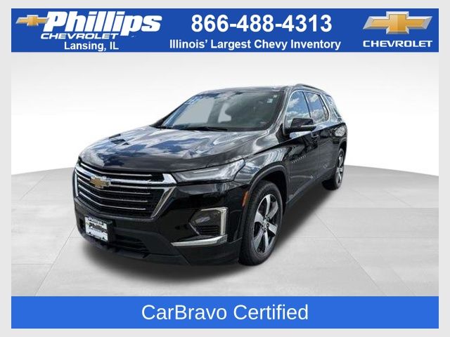 Mosaic Black Metallic 2023 Chevrolet Traverse LT Leather AWD SUV / Crossover Four-Wheel Drive 9-Speed Automatic