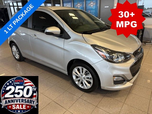 Silver Ice Metallic 2021 Chevrolet Spark 1LT FWD Hatchback Front-Wheel Drive Continuously Variable Transmission