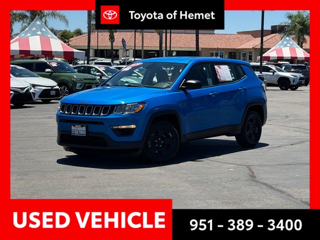 Laser Blue Pearlcoat 2020 Jeep Compass SUV / Crossover Front-Wheel Drive 6-Speed Automatic
