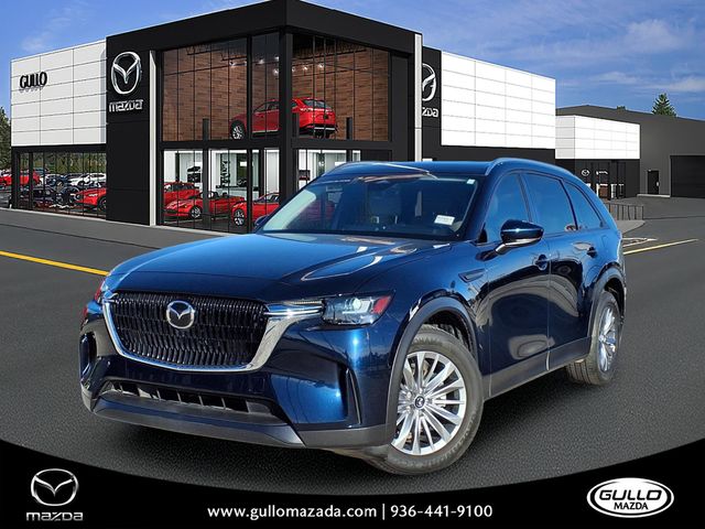 Deep Crystal Blue Mica 2024 Mazda CX-90 3.3 Turbo Preferred Plus AWD SUV / Crossover All-Wheel Drive 8-Speed Automatic
