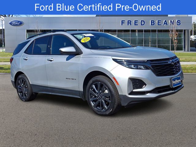 Silver Ice Metallic 2022 Chevrolet Equinox SUV / Crossover Four-Wheel Drive 6-Speed Automatic Overdrive