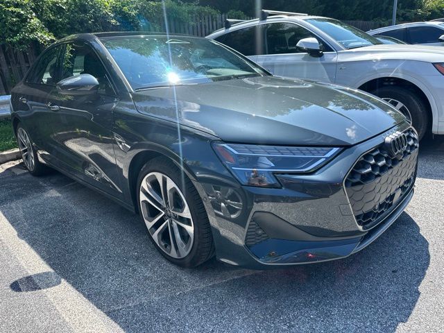 Manhattan Gray Metallic 2026 Audi A3 Sedan All-Wheel Drive 7-Speed Automatic
