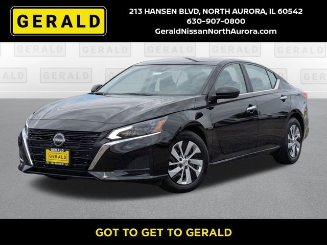 Super Black Clearcoat 2025 Nissan Altima 2.5 S FWD Sedan Front-Wheel Drive Continuously Variable Transmission