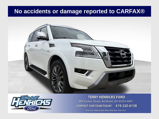 Aspen White Tricoat 2021 Nissan Armada SUV / Crossover Four-Wheel Drive 7-Speed Automatic