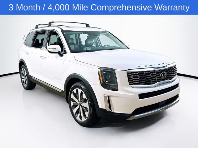 Snow White Pearl 2021 Kia Telluride S FWD SUV / Crossover Front-Wheel Drive 8-Speed Automatic