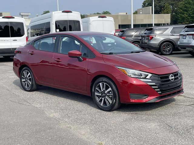 Red (Scarlet) 2025 Nissan Versa Sedan Front-Wheel Drive Continuously Variable Transmission