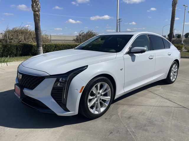 Vibrant White Tricoat 2026 Cadillac CT5 Sedan Rear-Wheel Drive Automatic
