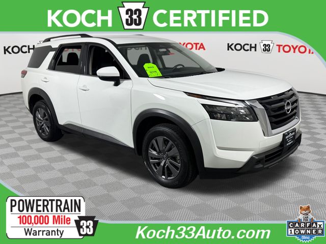 Glacier White 2024 Nissan Pathfinder SUV / Crossover All-Wheel Drive 9-Speed Automatic
