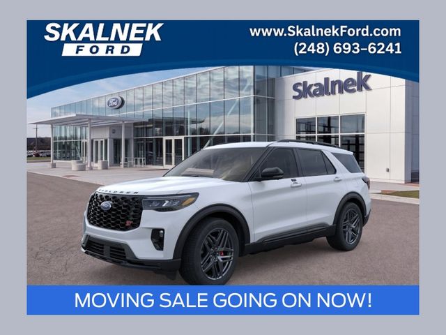 Space White Metallic 2026 Ford Explorer ST AWD SUV / Crossover All-Wheel Drive Automatic