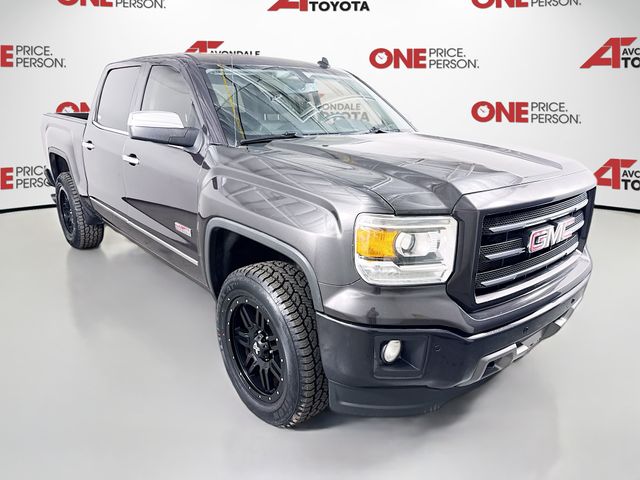 Gray (Iridium Metallic) 2014 GMC Sierra 1500 SLT Crew Cab 4WD Pickup Truck Four-Wheel Drive 6-Speed Automatic Overdrive
