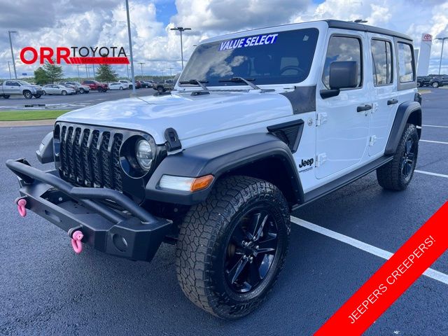 Bright White Clearcoat 2019 Jeep Wrangler Unlimited Sport Altitude 4WD SUV / Crossover Four-Wheel Drive 8-Speed Automatic