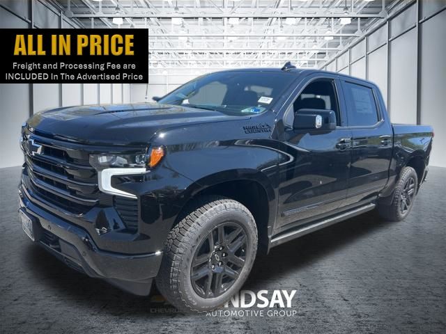 Black 2026 Chevrolet Silverado 1500 High Country Crew Cab 4WD Pickup Truck Four-Wheel Drive Automatic