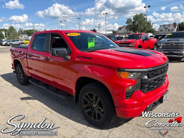 Red Hot 2023 Chevrolet Silverado 1500 Pickup Truck Four-Wheel Drive 8-Speed Automatic