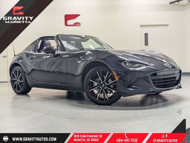 Jet Black Mica 2025 Mazda MX-5 Miata Convertible Rear-Wheel Drive 6-Speed Automatic