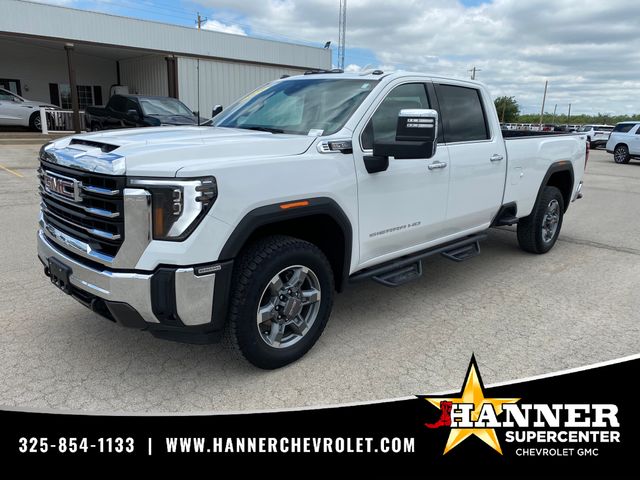 Summit White 2025 GMC Sierra 2500HD Pickup Truck Four-Wheel Drive Automatic