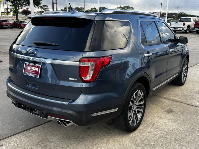 2019 Ford Explorer Platinum Blue at Bayway Chrysler Dodge Jeep Ram