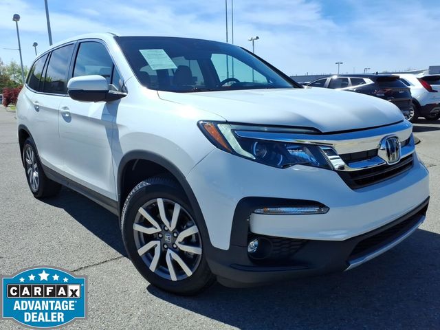 White 2022 Honda Pilot EX-L FWD SUV / Crossover Front-Wheel Drive 9-Speed Automatic