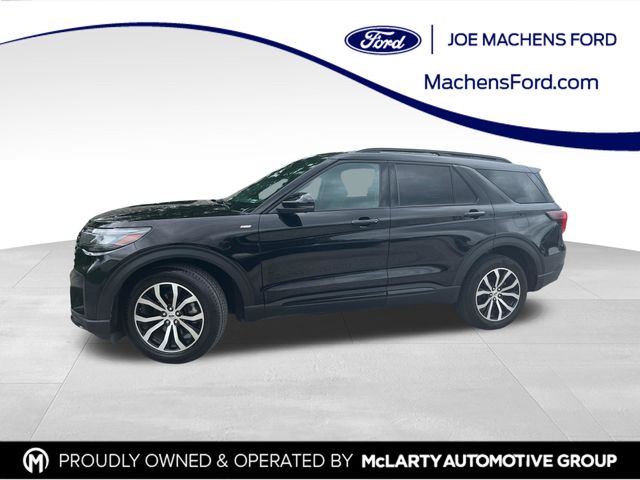 Black Metallic 2025 Ford Explorer SUV / Crossover All-Wheel Drive Automatic