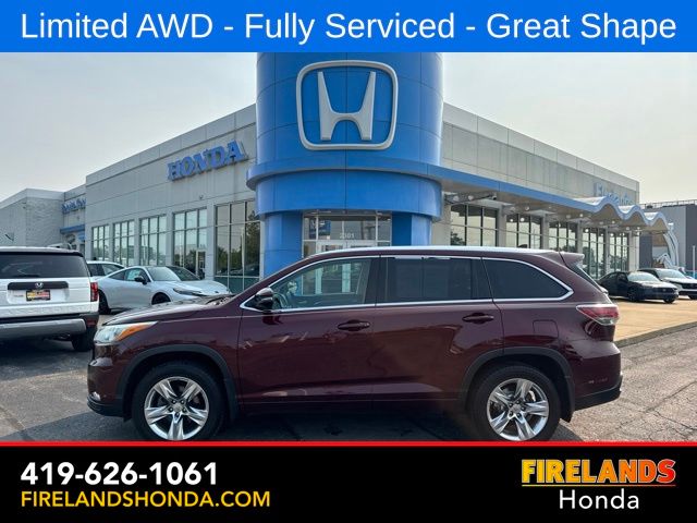 Ooh La La Rouge Mica 2014 Toyota Highlander SUV / Crossover All-Wheel Drive 6-Speed Automatic Overdrive