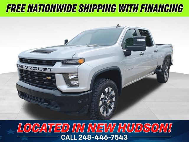 Silver Ice Metallic 2021 Chevrolet Silverado 2500HD Pickup Truck Four-Wheel Drive Automatic