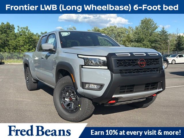 Boulder Gray Pearl 2026 Nissan Frontier Pickup Truck Four-Wheel Drive 9-Speed Automatic Overdrive