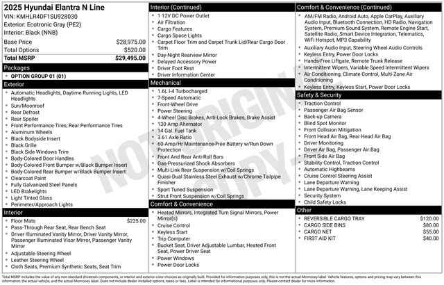 New 2025 Hyundai Elantra For Sale in Indianapolis, IN